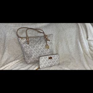 SOLD Michael Kors Purse and Wallet